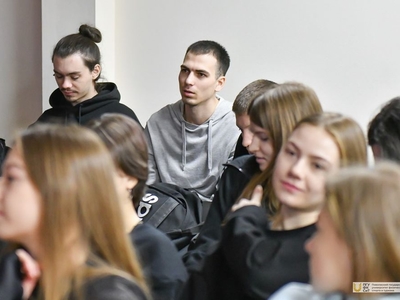 Встреча студентов с работодателями, представителями клуба "Fitness House" / Фото: Павел Железняк