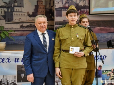 Мероприятие ко Дню защитника Отечества в гимназии №139 / Фото: Павел Железняк