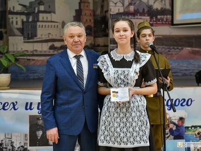 Мероприятие ко Дню защитника Отечества в гимназии №139 / Фото: Павел Железняк