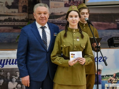 Мероприятие ко Дню защитника Отечества в гимназии №139 / Фото: Павел Железняк