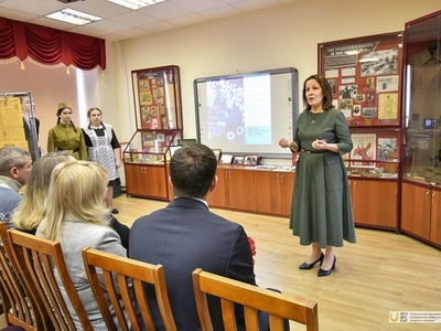 Мероприятие ко Дню защитника Отечества в гимназии №139 / Фото: Павел Железняк