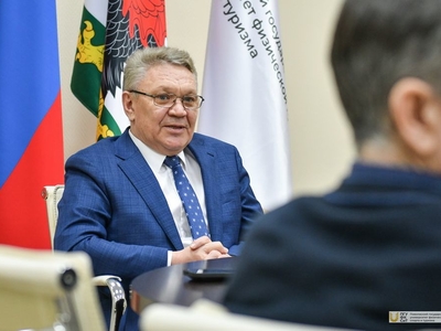Встреча ректора со студентами, обучающимися по интегрированной программе / Фото: Павел Железняк