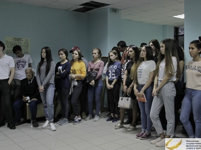 Встреча первокурсников в общежитии, в 29-м и 30-м домах / Фото Аделя Саитова 