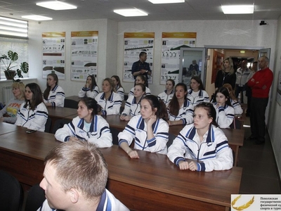 Визит в Поволжскую академию физкультуры, спорта и туризма заместителя министра спорта РФ Марины Томиловой / Фото Сергей Козин 