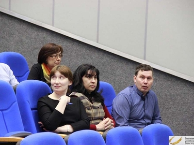 Встреча студентов Поволжской академии с начальником отдела по молодежной политике, спорту и туризму Рыбно-Слободского района Алмазом Мухаметшиным/Фото Сергей Козин