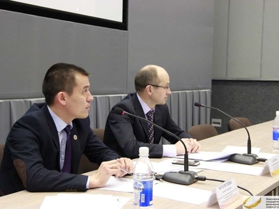 Встреча студентов Поволжской академии с начальником отдела по молодежной политике, спорту и туризму Рыбно-Слободского района Алмазом Мухаметшиным/Фото Сергей Козин