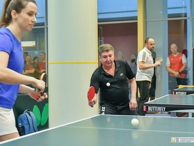 Спартакиада вуза по настольному теннису среди ППС и сотрудников / Фото: Павел Железняк