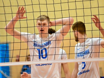 Волейбол. Чемпионат России. Академия-Казань - Искра, Мос.обл. / Фото: Павел Железняк