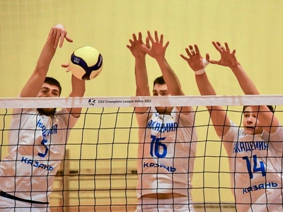 Волейбол. Чемпионат России. Академия-Казань - Искра, Мос.обл. / Фото: Павел Железняк