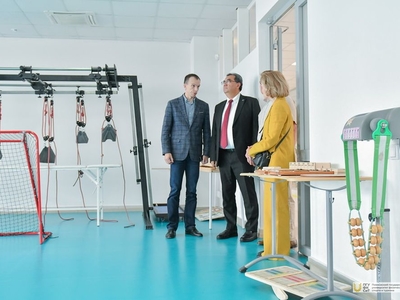 Визит ректора Бухарского госуниверситета Обиджона Хамидова в университет / Фото: Павел Железняк