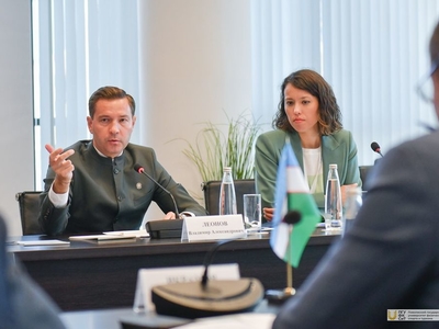 I заседание Подкомиссии по сотрудничеству в области ФК и спорта Межправительственной комиссии по экономическому сотрудничеству между Российской Федерацией и Республикой Узбекистан / Фото: Павел Железняк