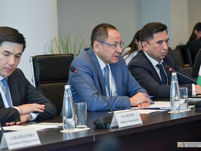 I заседание Подкомиссии по сотрудничеству в области ФК и спорта Межправительственной комиссии по экономическому сотрудничеству между Российской Федерацией и Республикой Узбекистан / Фото: Павел Железняк