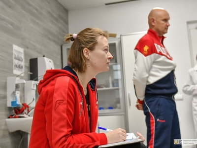 Медицинский осмотр сборной России по гребному спорту / Фото: Павел Железняк