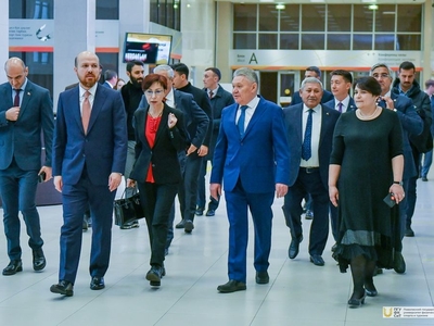 Билял Эрдоган с турецкой делегацией посетил Университет / Фото: Павел Железняк