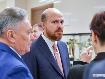 Билял Эрдоган с турецкой делегацией посетил Университет / Фото: Павел Железняк