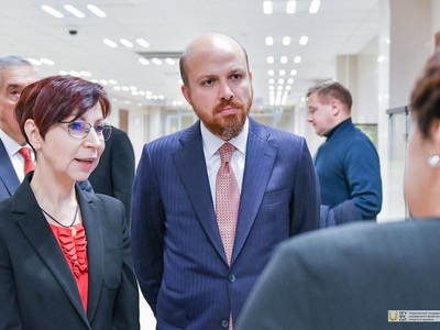 Билял Эрдоган с турецкой делегацией посетил Университет / Фото: Павел Железняк