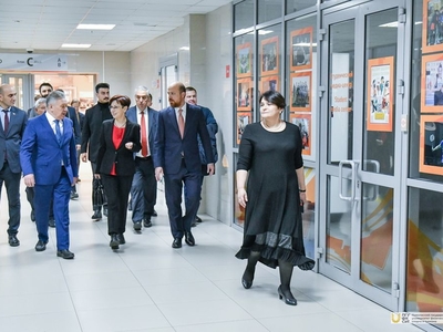 Билял Эрдоган с турецкой делегацией посетил Университет / Фото: Павел Железняк