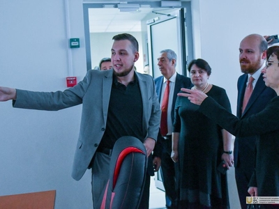 Билял Эрдоган с турецкой делегацией посетил Университет / Фото: Павел Железняк