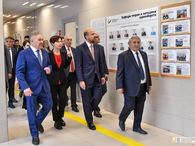 Билял Эрдоган с турецкой делегацией посетил Университет / Фото: Павел Железняк