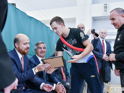 Билял Эрдоган с турецкой делегацией посетил Университет / Фото: Павел Железняк