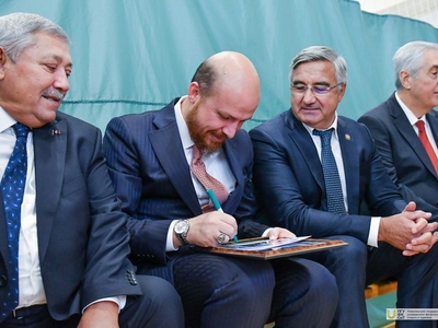 Билял Эрдоган с турецкой делегацией посетил Университет / Фото: Павел Железняк