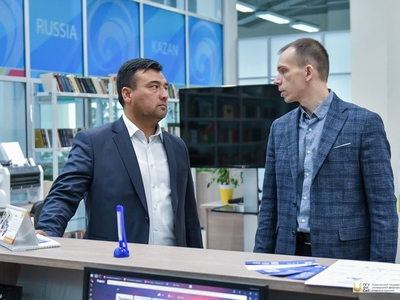 Встреча ректора c начальником Управления развития спорта Ташкентской области / Фото: Павел Железняк