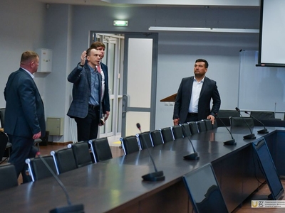 Встреча ректора c начальником Управления развития спорта Ташкентской области / Фото: Павел Железняк