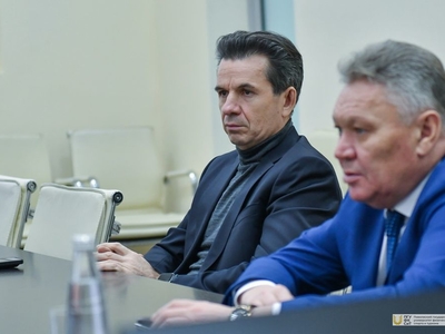 Встреча ректора c начальником Управления развития спорта Ташкентской области / Фото: Павел Железняк