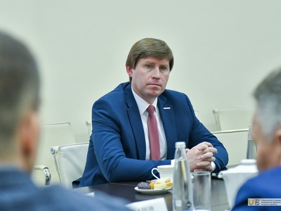 Встреча ректора c начальником Управления развития спорта Ташкентской области / Фото: Павел Железняк