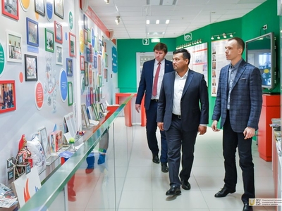 Встреча ректора c начальником Управления развития спорта Ташкентской области / Фото: Павел Железняк