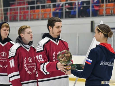 Кубок ПФО среди студенческих команд по хоккею. Открытие / Фото: Павел Железняк