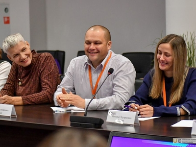 I Всероссийский форум ШСК: встреча С. Кравцова и О. Матыцина с учителями физической культуры / Фото: Павел Железняк