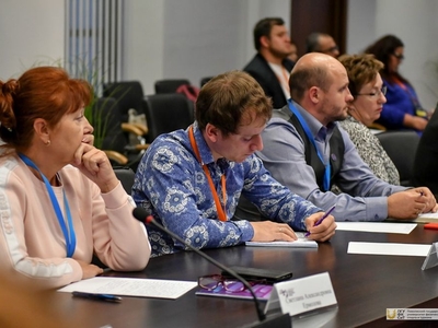 I Всероссийский форум ШСК: встреча С. Кравцова и О. Матыцина с учителями физической культуры / Фото: Павел Железняк