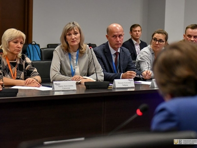 I Всероссийский форум ШСК: встреча С. Кравцова и О. Матыцина с учителями физической культуры / Фото: Павел Железняк