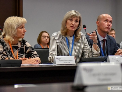 I Всероссийский форум ШСК: встреча С. Кравцова и О. Матыцина с учителями физической культуры / Фото: Павел Железняк