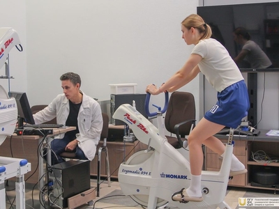 Обследование игроков БК «Казаночка» / Фото: Ирина Охотникова