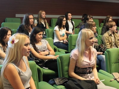 Видеомост между студентами Поволжской академии и студентами и преподавателями Университета Джорджии (США)