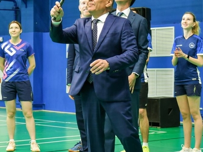 Открытие Кубка мэра Казани по бадминтону / Фото: Павел Железняк