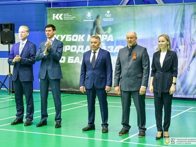 Открытие Кубка мэра Казани по бадминтону / Фото: Павел Железняк