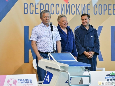 Открытие Всероссийских соревнований по плаванию на Кубок ректора Поволжского университета / Фото: Павел Железняк
