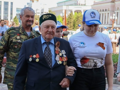 Торжественная встреча ветеранов Великой Отечественной войны и ветеранов боевых действий / Фото: Егор Данилов