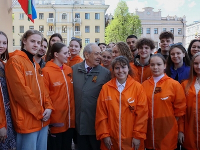 Торжественная встреча ветеранов Великой Отечественной войны и ветеранов боевых действий / Фото: Егор Данилов