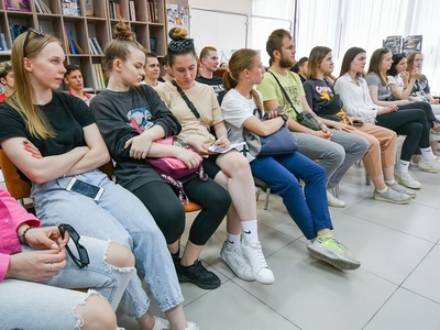 Лекторий «Диалог с автором». «Новые тенденции деструктивных молодежных идеологий» / Фото: Павел Железняк
