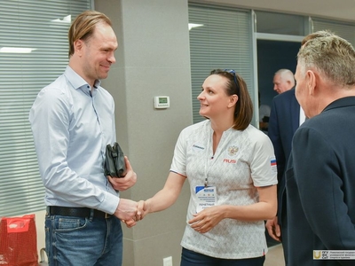 Ректор Белорусского университета физической культуры Сергей Репкин в ДВВС / Фото: Павел Железняк