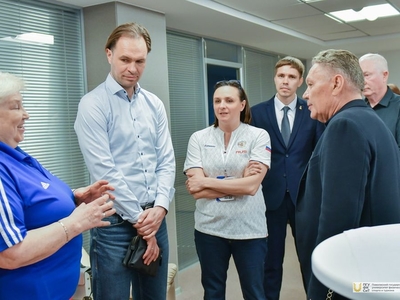 Ректор Белорусского университета физической культуры Сергей Репкин в ДВВС / Фото: Павел Железняк
