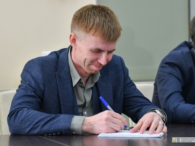 Совещание о начале подготовки тренеров по гольфу в Поволжском университете / Фото: Павел Железняк