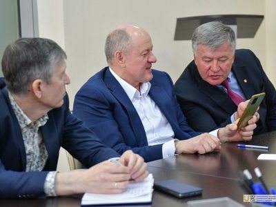 Совещание о начале подготовки тренеров по гольфу в Поволжском университете / Фото: Павел Железняк