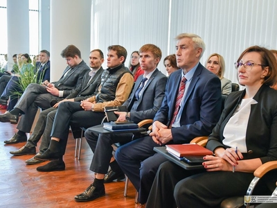 Круглый стол с Геннадием Онищенко на тему «Актуальные направления научных исследований в сфере физической культуры и спорта» / Фото: Павел Железняк