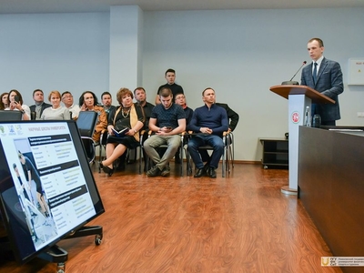 Круглый стол с Геннадием Онищенко на тему «Актуальные направления научных исследований в сфере физической культуры и спорта» / Фото: Павел Железняк