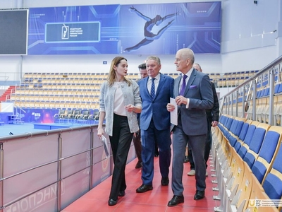 Геннадий Онищенко на объектах Поволжского университета / Фото: Павел Железняк